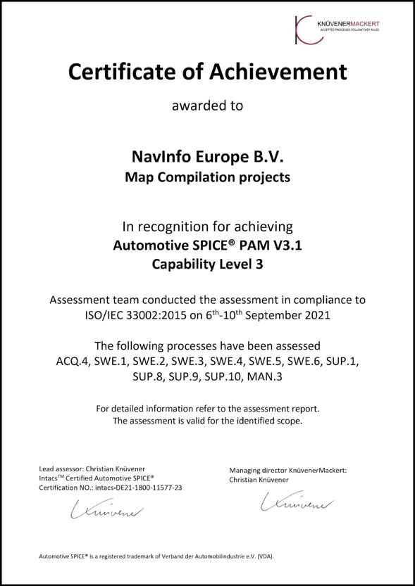 ����ϣ��williamhill�ٷ���վŷ��ͨ��Automotive SPICE 3����֤